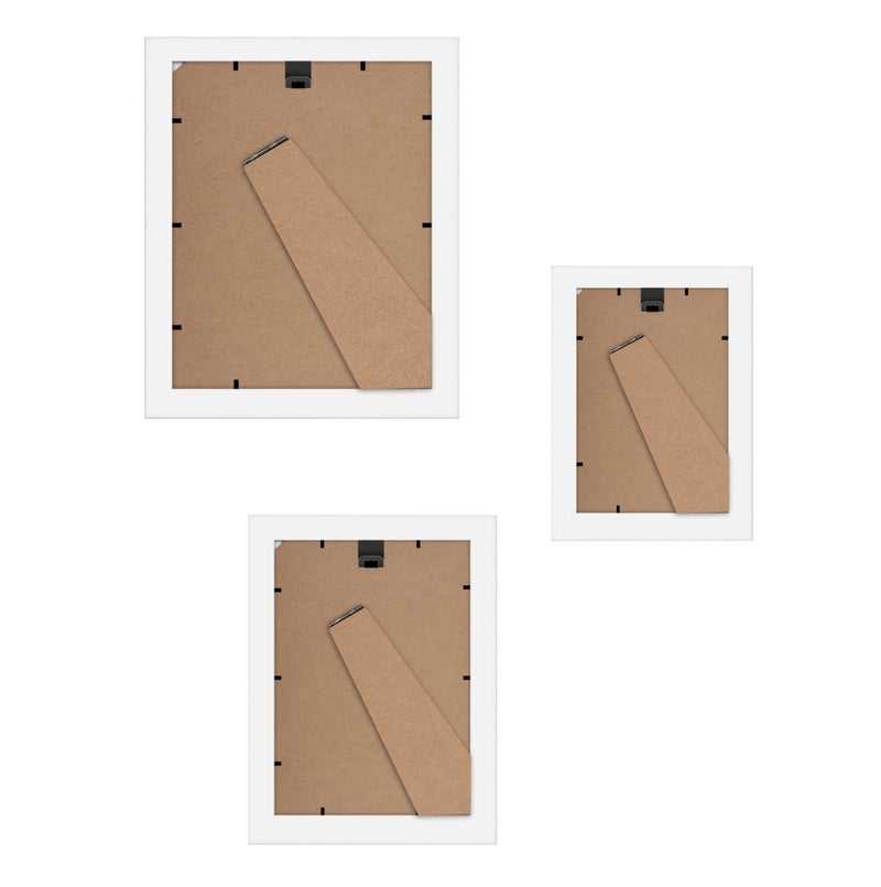 Americanflat Set of 10 Picture Frames with Shatter-Resistant Glass - Gallery Wall Frame Set with Two 8x10, Four 5x7 and Four 4x6 Frames - Signature Collection - White - Image 5